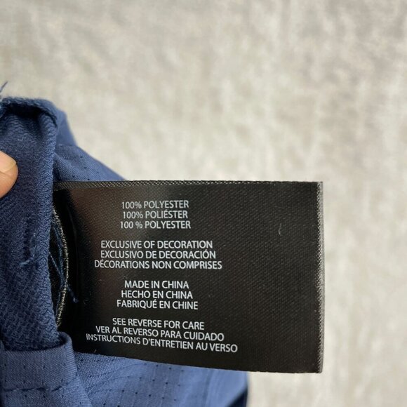 NEW Banana Republic Men's 38x32 Flat Front Tech Pants Blue Polyester - Picture 6 of 8